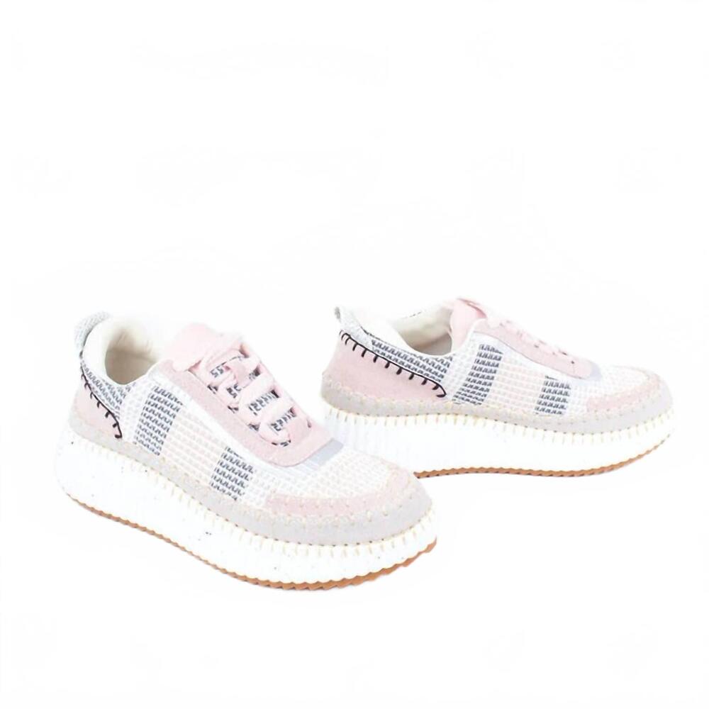 NEW GELATO women's stella sneaker in beige multi